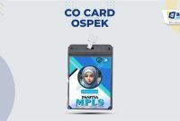 Contoh desain co card ospek